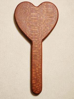 Leopardwood Heart Paddle
