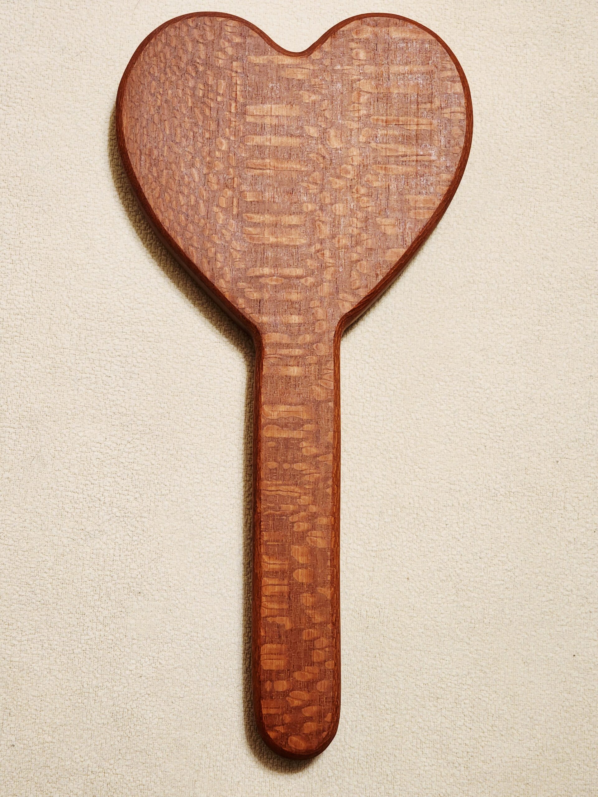 Leopardwood Heart Paddle