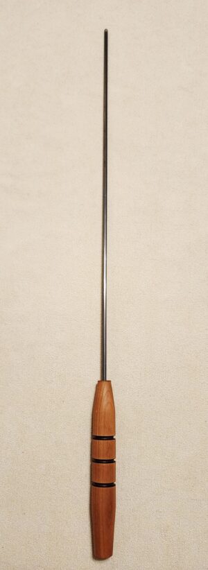 Hickory 7/32" x 30" Metal Cane | Handcrafted Hardwood Impact Implement